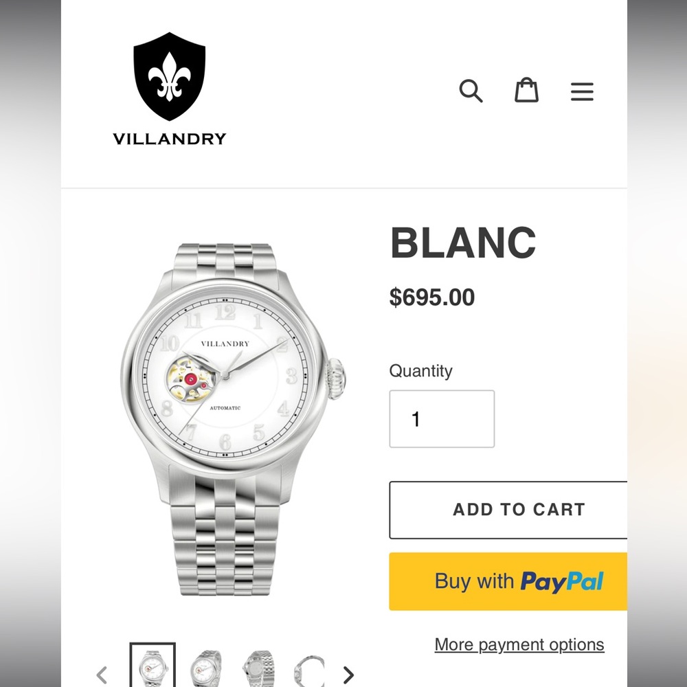 Villandry watch